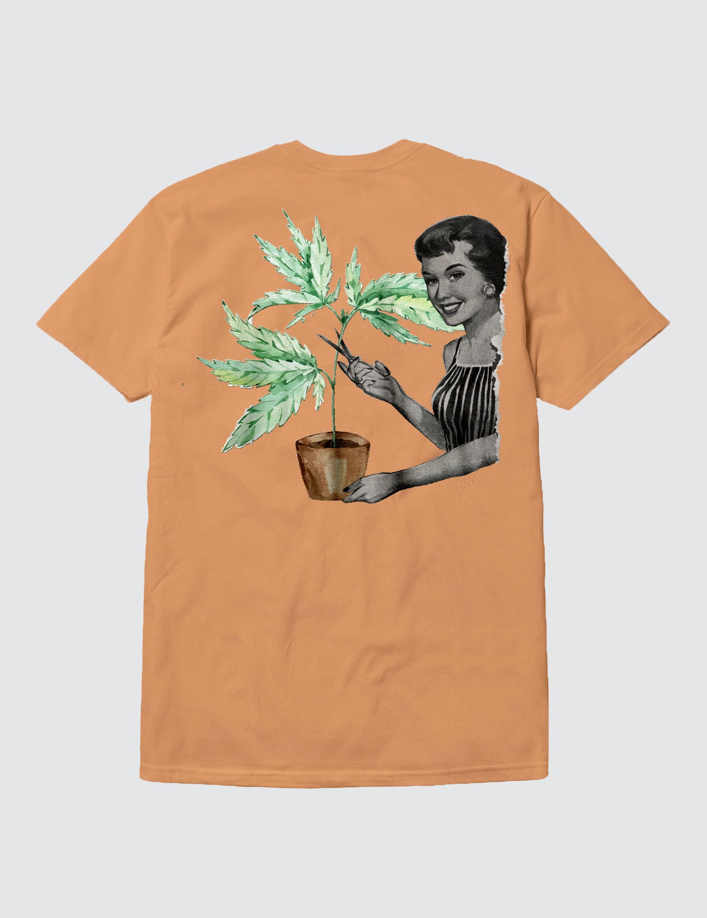 Botanical T-shirt (Tangerine)